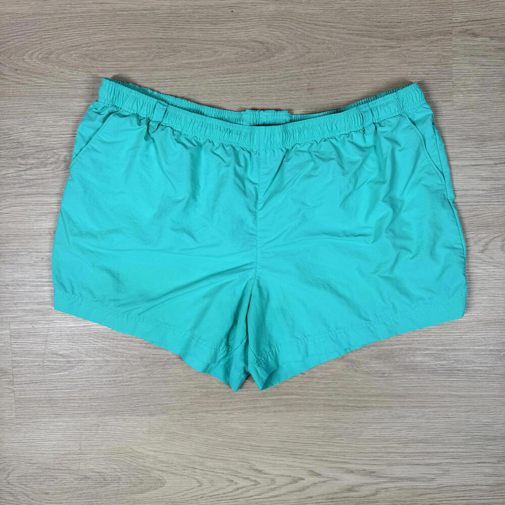 Columbia PFG Men's Activewear Shorts Size 3X Green Blue Turquoise